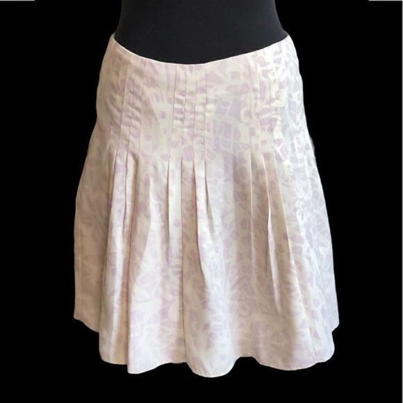 Loft Lilac Print Skirt - Picture 4 of 7